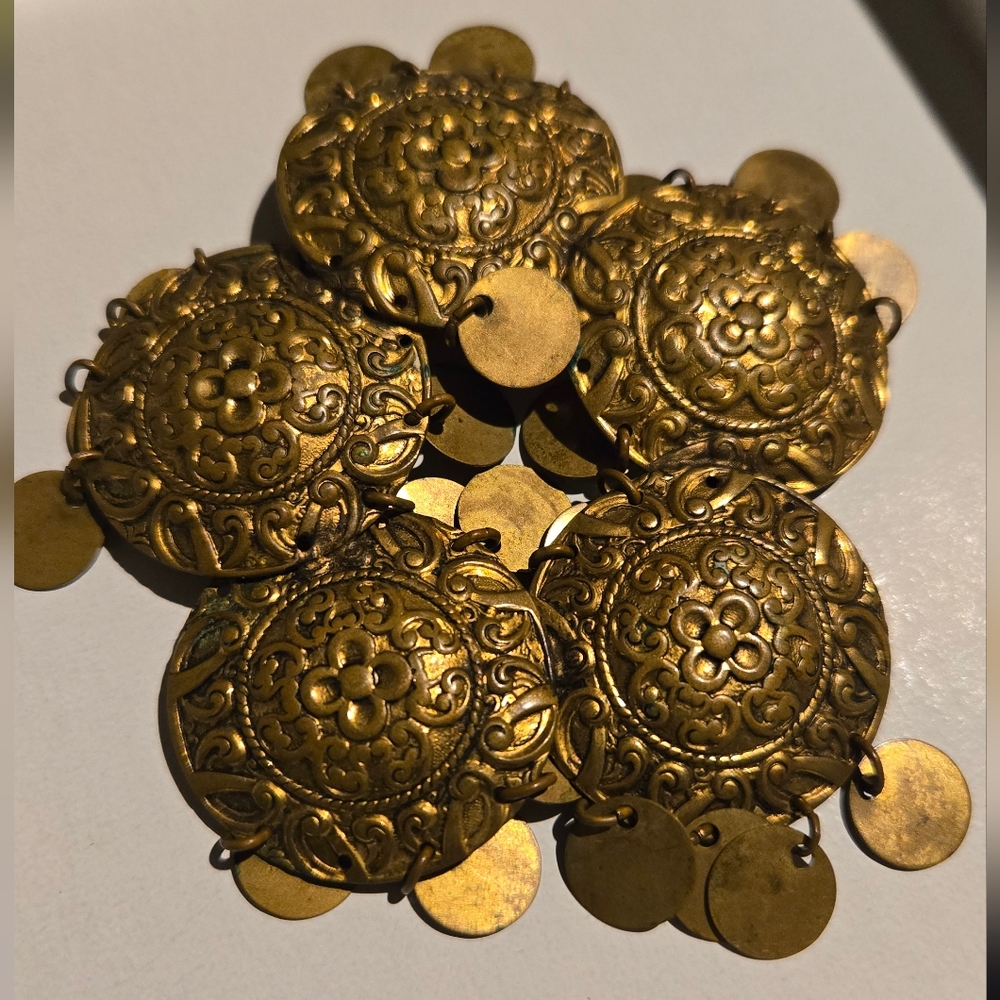 Vintage Brass Brooch